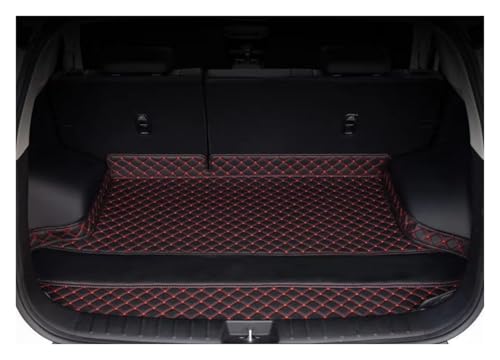 Car Boot Liner For Kia For K3 For Ceed 2019-2023 2022 Car Cover Pad Cargo Liner Interior Protector Accessories Auto Full Coverage Trunk Mat Car Boot Mats(Black red)
