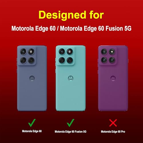 Image of Zapcase Back Case Cover for Motorola Edge 60 | Compatible for Motorola Edge 60 Back Cover | Liquid Silicon Magic Case with Camera Protection | Red