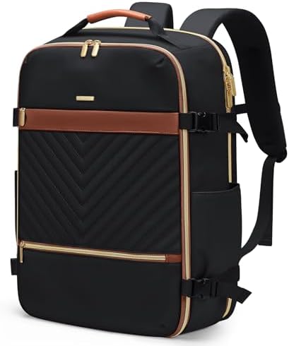 Travel Backpack for Women Men 40L Large Carry On Backpack,Flight Approved Personal Item Bag Carry On Luggage, Casual Daypack for Weekender Fits 17