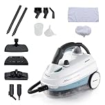 Ariete 4146 XVapor Deluxe - Pulitore a Vapore Mobile, 5 bar, Vano Portaccessori Integrato, Autonomia fino a 55', Cavo 6 m, 1500W, Bianco