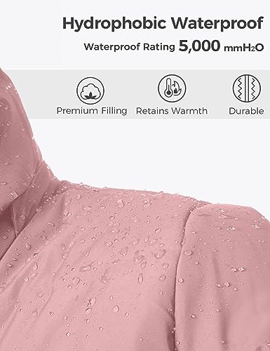 wantdo Women's Long Winter Coat Thick Puffer Jacket Faux Fur Hooded Parka Jacket4