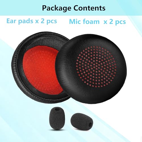 Almohadillas para auriculares Voyager 4320 UC compatibles con Plantronics Voyager 4310 UC/4320 UC/Voyager Focus UC B825/Focus 2 UC B835/Poly Blackwire 5220/5210/5200/7225 miniatura 5