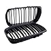 Front Zderzak Kierownik Kratka Kompatybilna z E46 Facelift Sedan 320i 325i 2002-2005 Akcesoria samochodowe w stylu edycji M Akcesoria zewnętrzne samochodu (Color : Dual Matte Black)