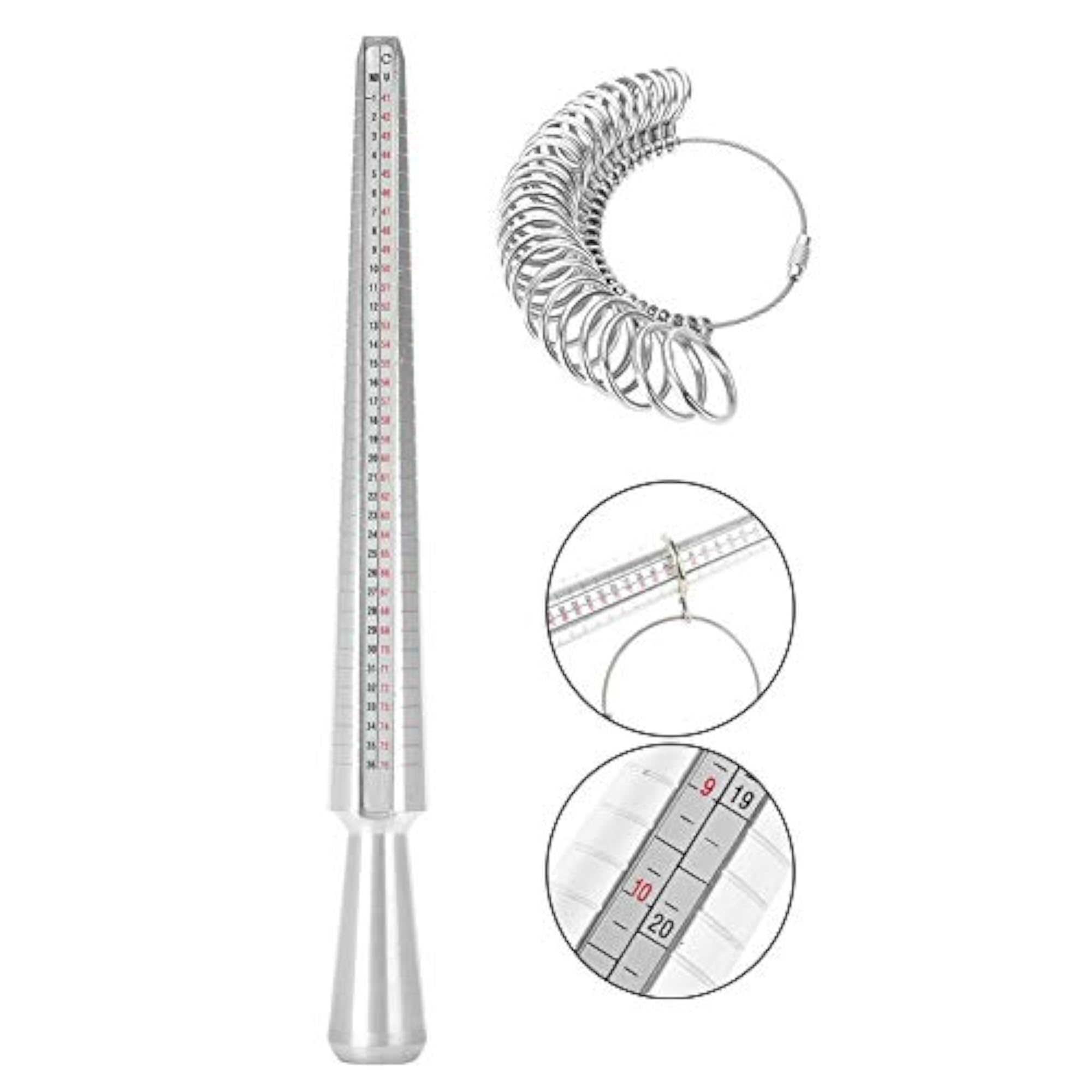 UK Size Ring Making Kit with Lightweight Ring Mandrel