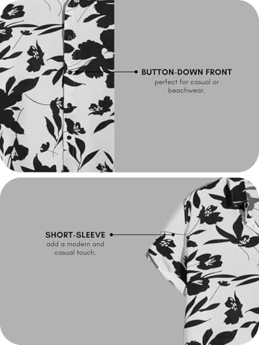 Image of DHRUVI TRENDZ Shirts for Men | Rayon Abstract Printed Shirts | Regular Fit Shirts for Boys | Ideal for Travel | Picnic | Summer Wear Shirt for Men | Beach Shirts for Men