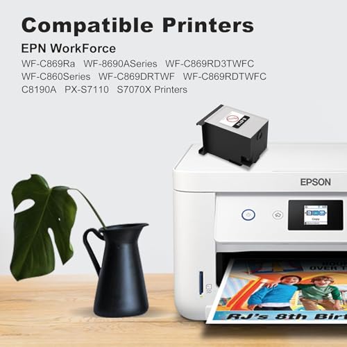 Image of E6714 Maintenance Box with Chip Compatible for EPSON WF - C878R,WF - C879R,WF - C8190,WF - C8690,WF - C869R Printer (T6714 Maintenance Box with Chip)
