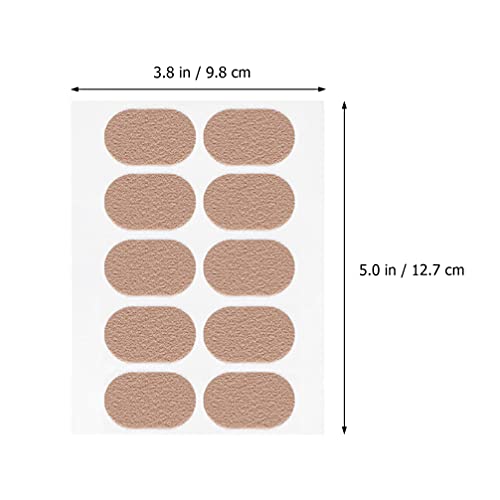 FOMIYES 10 Vellen Moleskin Tape Adhesive Pads Hak Stickers Blister Preventie Pads Ademend Pre- Cut Voetverzorging Kussen… - Image 8