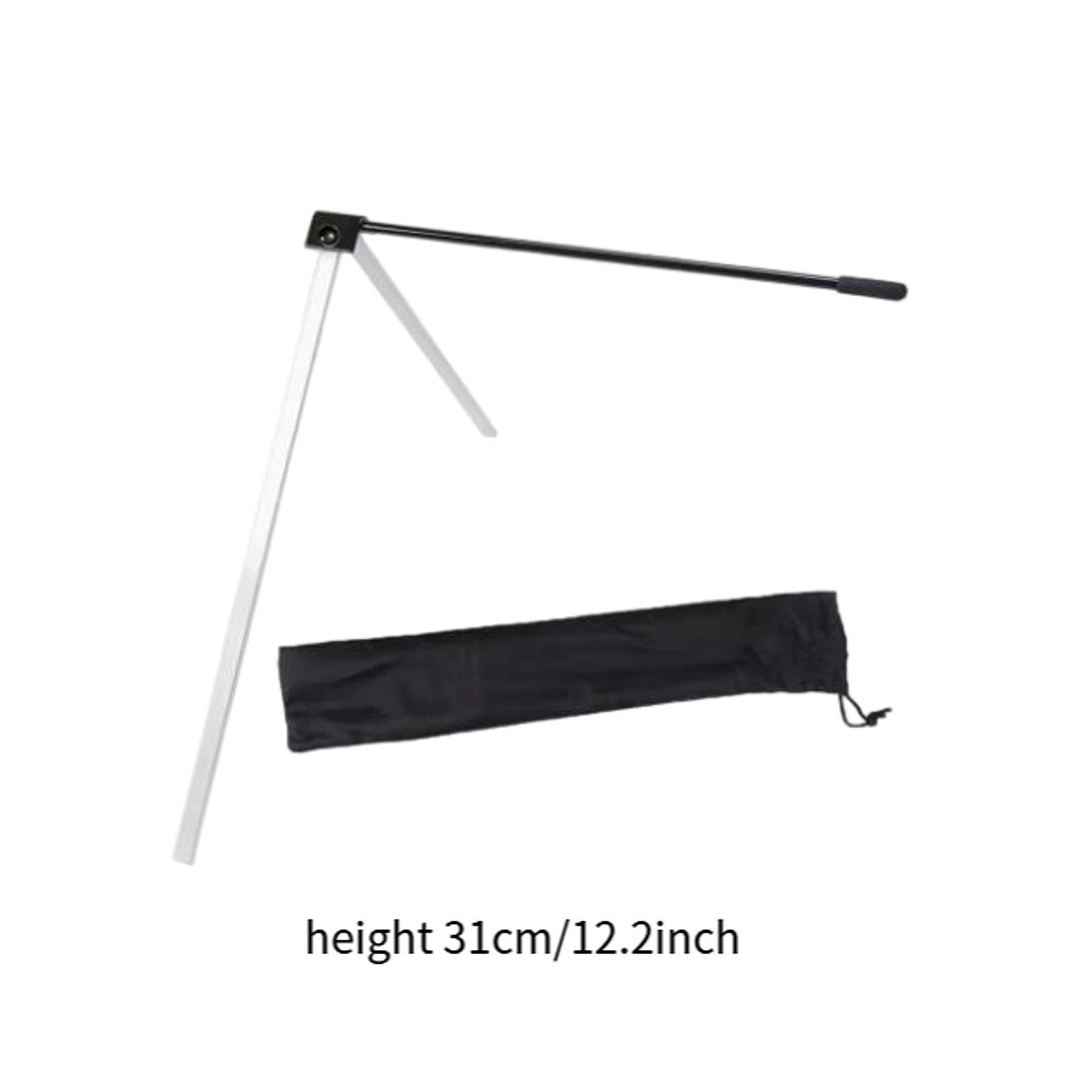 rockible Football Kicking Tee Football Holder Adjustable Metal Folding Soccer Target Rugby Training Gear Kicking Stand for Kids Adults