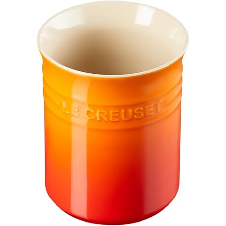 Le Creuset Stoneware Utensil Holder with Large Capacity