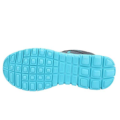 Alicegana Women's Breathable Mesh Tennis Athletic Lace up Fashion Walking Comfort Lightweight Running White Sneakers Sports Shoes - Thumbnail 5