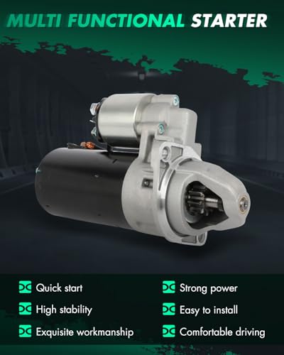 Image of SCITOO Starter Motor fit for Arctic Cat 700 Diesel 2007-2008 695cc PMGR, 9T,for Arctic Cat 700 Super Duty Diesel 2010-2015 L 686cc cid PMGR Replacement Starter 32380,18365,32379,19157,19800