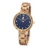 holz armband damen 【 Damenuhren aus Holz 】 - Frische und elegante Holzuhren sind für Frauen ohne Altersbeschränkung konzipiert. Es ist einfach, einen Retro-Stil mit dunkler Kleidung oder derss zu haben.