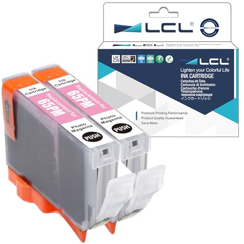 LCL Cartucho de Tinta Compatible CLI65 CLI-65 PM CLI-65PM (PM) Reemplazo para Canon PIXMA PRO-200