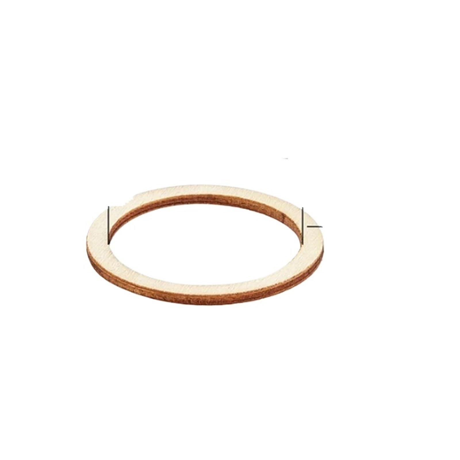 Holzringe zum Basteln Unbehandelte Holzringe for Basteln, 4–15 cm flache, runde for Verbinden von Anhängern, Rahmen for DIY-Ohrringherstellung, Heimdekoration(100pcs 75mm)