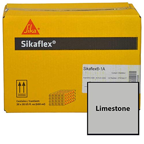 Image of 20 oz Sausage Limestone, Pack of 20. One Component, Elastomeric, Non Sag, Polyurethane Concrete and Masonry Joint Sealant for Vertical and Horizontal Joints