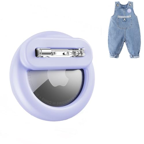 Dingfeiyu Case Hidden for Airtag Holder Protective Cover for Apple AirTag Wearable GPS Tracker Cases for Child Elderly