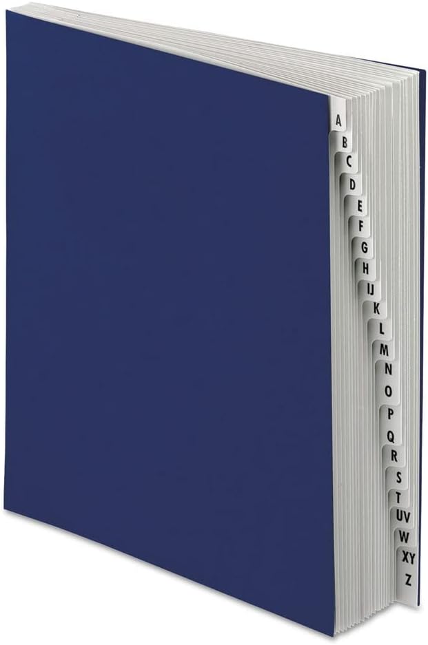 Pendaflex Desk File, AZ Index, Letter Size, Acrylic