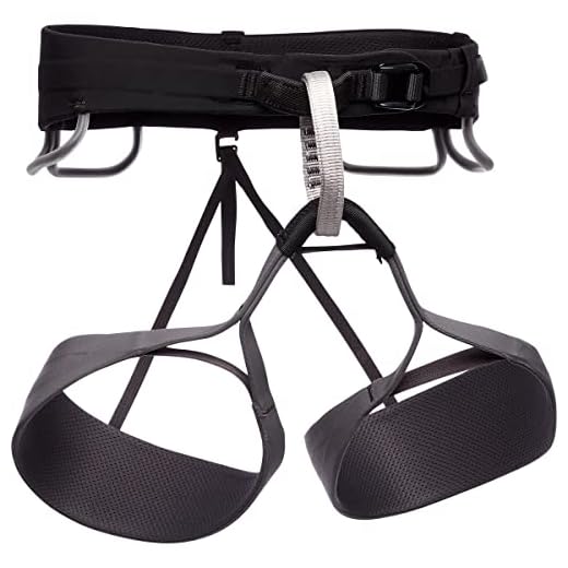 Black Diamond Herren Solution Klettergurt, Granite, XS