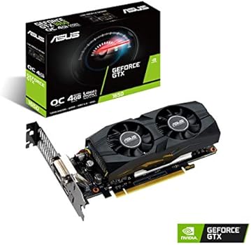 ASUS NVIDIA GeForce GTX 1650 Low Profile OC Edition Graphics Card
