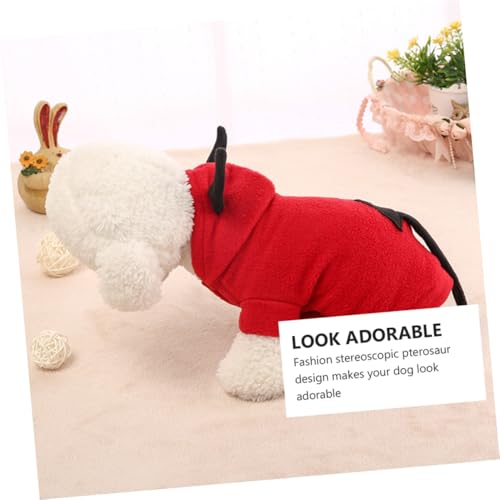 Disfraz de diablo para perro pequeño talla S miniatura 5