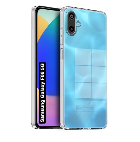 Image of COVERBLACK Soft Rubber Silicon Clear Case Back Cover for Compatible Model with Samsung F06 / M06 5G - Transparent
