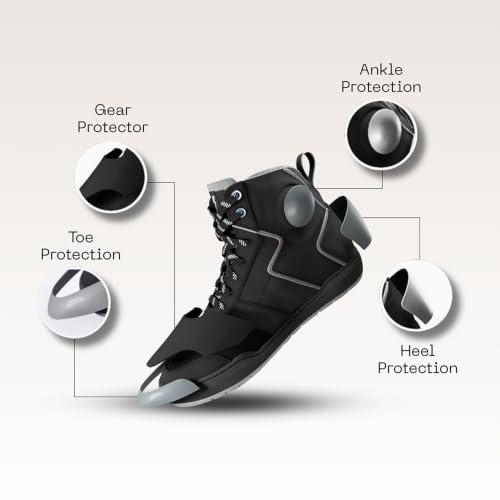 Image of CLAN SHOES - Stealth - D3O - Waterproof - CE Certified Motorcycle Riding Shoes