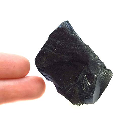 Pedra de Obsidiana Negra Bruta