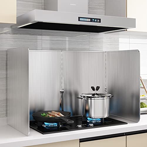 Protection anti-éclaboussures pour cuisinière et poêle en acier