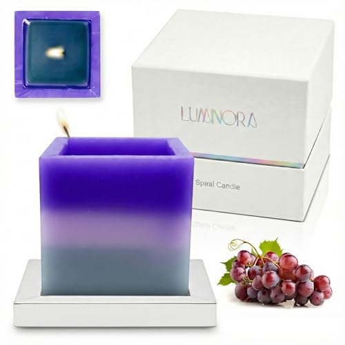 Handcrafted Spiral Scented Candle