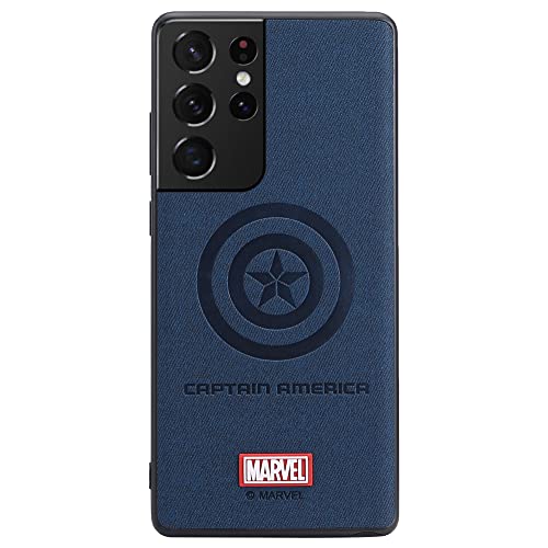 Iron Spider Case For Galaxy S21 Ultra, With Superhero Character, Compatible Samsung S21 Ultra Leather Case Blue For Man & Women #TOP1