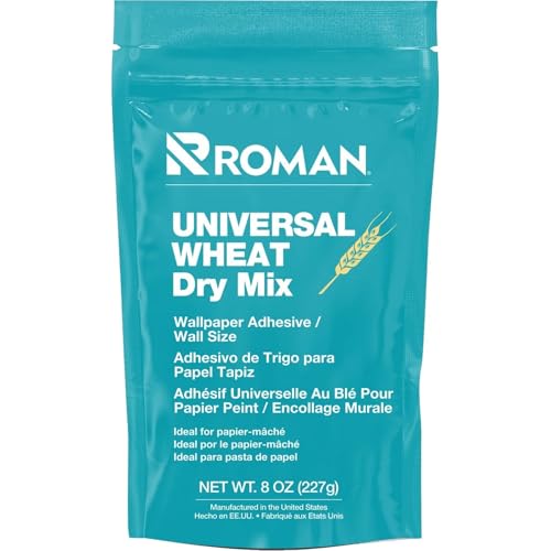 FixtureDisplays 09701 Pasta adhesiva universal para papel mural miniatura 1