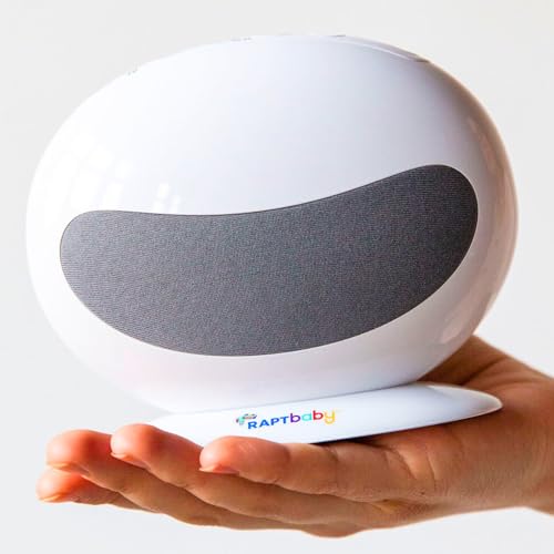 Image of Smarter Sleep Sound Machine by RAPTbaby – Neuroscientist Designed for Sleeping & Brain-Building - Portable Baby Sound Machine with 8 Unique Sounds - Essential Baby and Toddler Registry Shower Gift