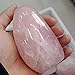 Produktbild NBKLS 450-850g natürliche rosa Quarzsteinen Pulver Kristalle reik Felsen Mineralien nach Hause Dekoration for Geschenk (Color : About 850g)
