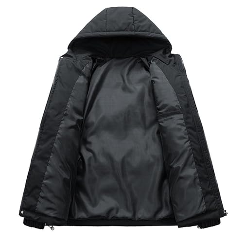Doudoune homme imperméable et chaude avec fermeture éclair intégrale - 2