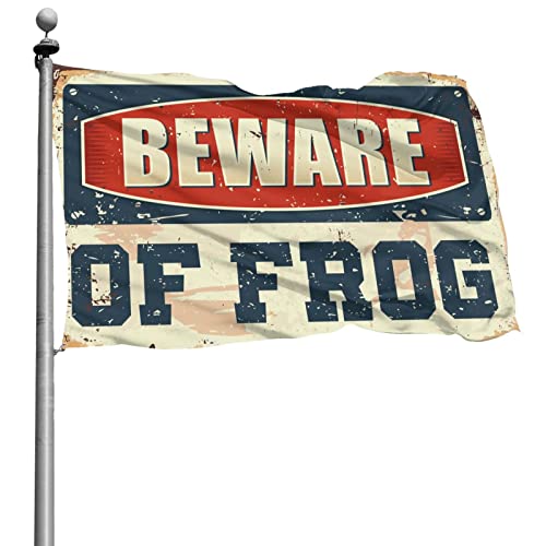 Drapeau amusant pour décorations extérieures de patio et jardin avec message original