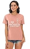 Well That's Not A Good Sign Women Funny T-Shirt Novelty Sarcastic Graphic Tee Witty Pink