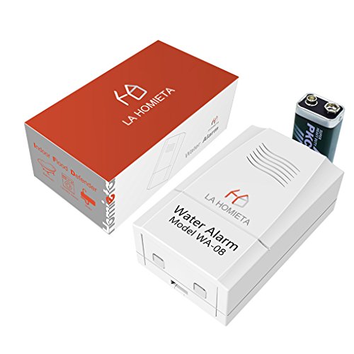 Water Alarm, with 6 ft Extended Sensor Sensor for Water Leakage Detection, 110dB