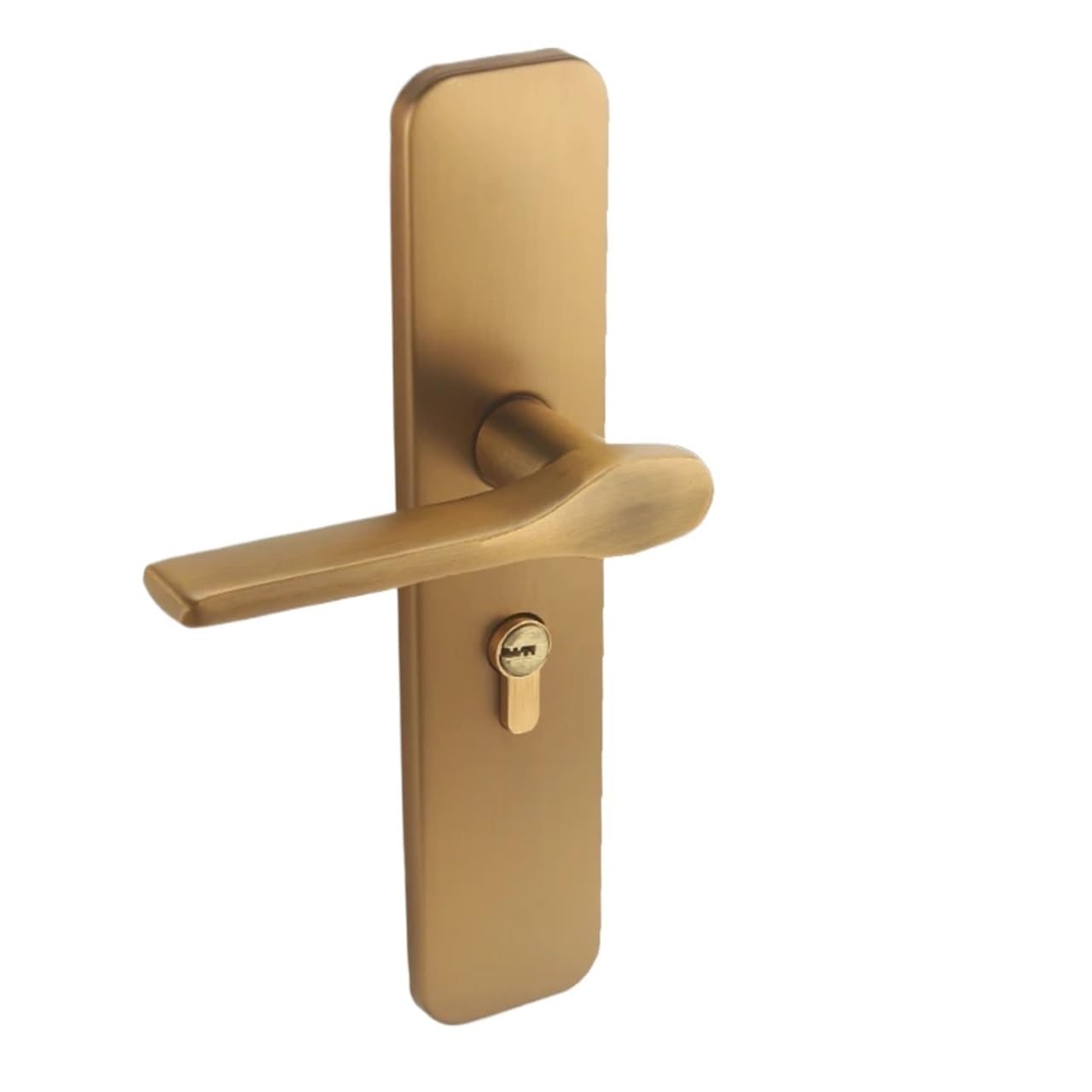Indoor Bedroom Door Mute/Magnetic Lock Handle 1Pcs(Golden Magnetic Lock)