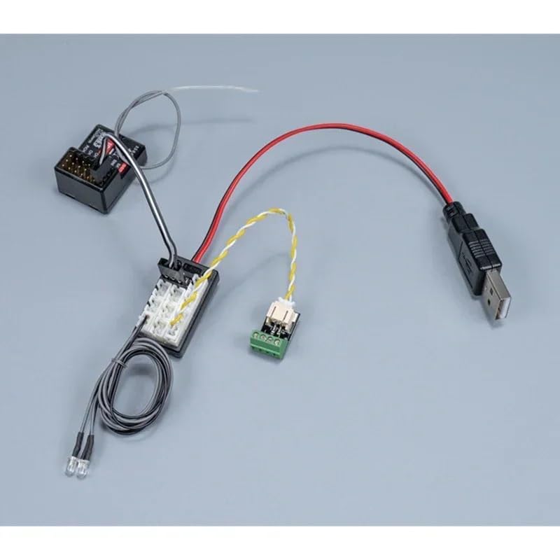 Cable RC USB a PH2.0 de 5V y módulo de expansión premium de 9 vías para transferencia de corriente 4