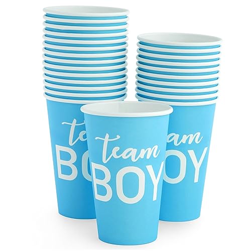 Blue Panda Paper Party Cups, Gender Reveal Party Supplies thumb #5