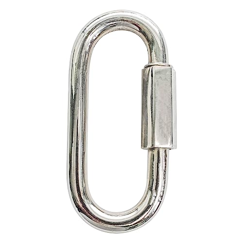 RCH Hardware QL-BR01-88 Brass Quicklink, 1 Gauge, Polished Nickel (2 Pack)