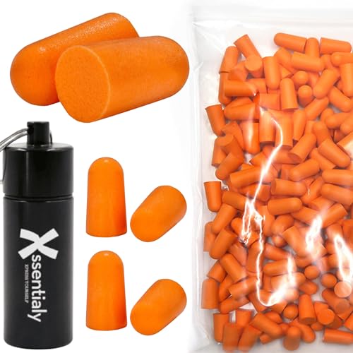 Bouchons d'oreille en mousse hypoallergénique XSentialy isolation phonique sommeil 400 unités
