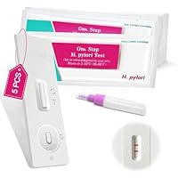 5 Stück Helicobacter pylori Schnelltest, Antikörper Testkit, Selbsttest für zu Hause, zuverlässig und präziser Nachweis, Geeignet für verschiedene Personengruppen