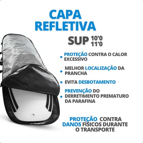 Capa Refletiva Proteção Prancha de Surf 10'0 11'0 (11'0)