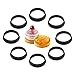 YXHZVON Molde Para Tartas de 8 Piezas, Anillo de Tarta de Pastelería, Cortador Perforado, Forma Redonda, Mousse, CíRculo, Decorador de Postres, Utensilios Para Hornear Antiadherentes