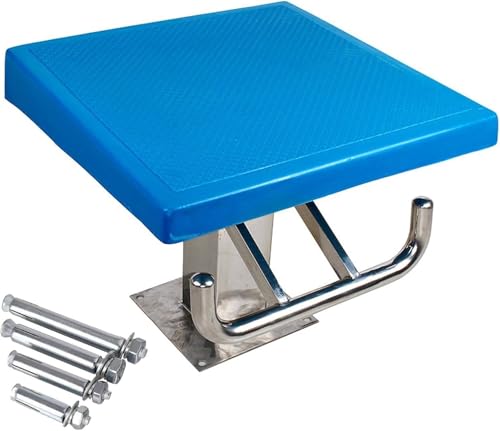 Plateforme de plongeon antidérapante pour éviter les glissades au bord de la piscine