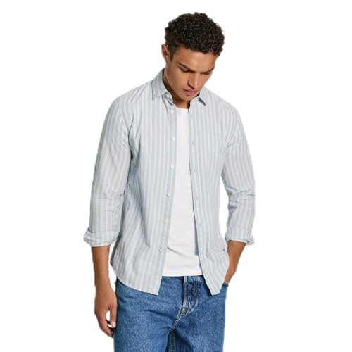 Pepe Jeans Marius Camisa Azul para Hombre