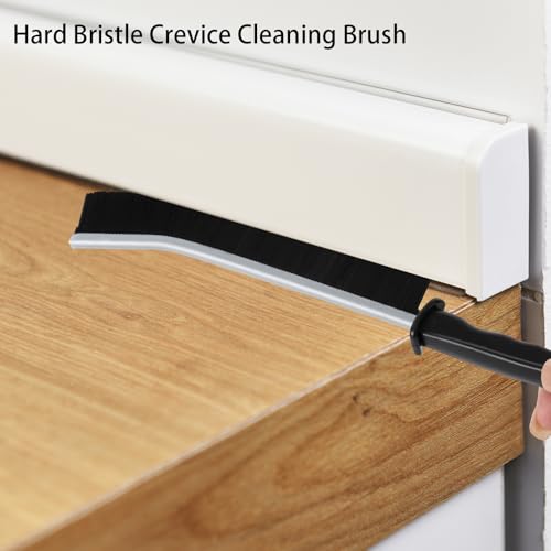 Image of 12Pcs Hard Bristle Crevice Cleaning Brush, Grout Cleaner Brush, Multifunctional Gap Cleaning Tool for Household Use, Bathroom, Kitchen, Window,Toilet