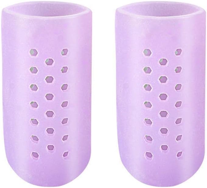 DEAVER Gel Toe Protector Cap,Prevent Calluses,Corn,blisters,Hammer Toe Soft Toe Covers Prevent Bunions and Other Toe Problems Toe Sleeves