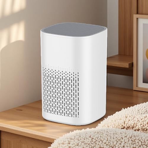 Image of WEYLYN Air Purifier for Home & Office Bedroom with H13 HEPA Filters, Quiet HEPA Filter Cleaner with Aromatherapy 200 SQ for Better Sleep, Air Frenshener, Allergies, Dust, Pet Dander, Smoke (ROUND)